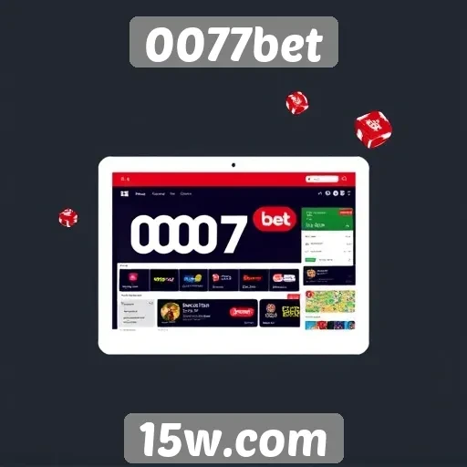 Experiência do usuário na navegação do 0077bet